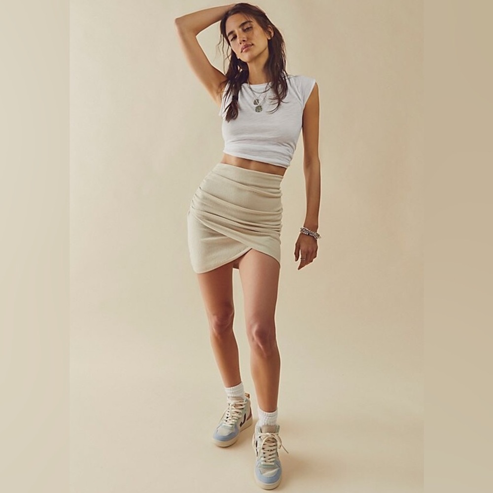 Free people wrap skirt